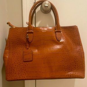 Ralph Lauren Embossed Convertible Hanbag
